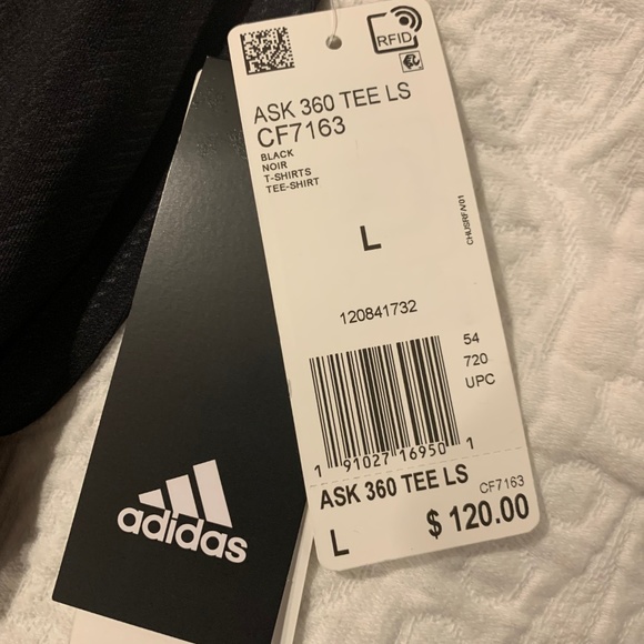 Adidas Alphaskin 360 Compression Shirt Men's Black - Picture 3 of 3